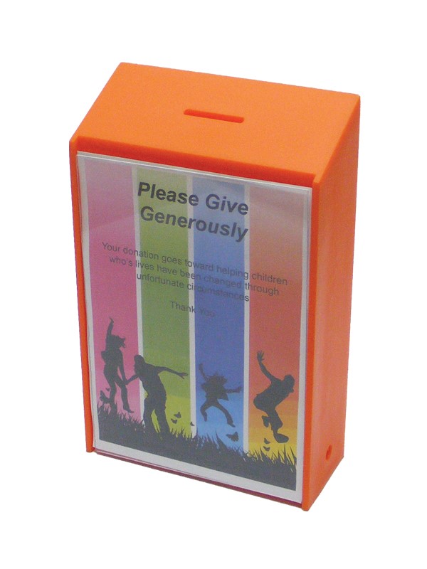 Coinstar Interchangable Collection Box with Lock & Key - ECL Plastics