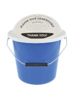 Charity Donation bucket blue